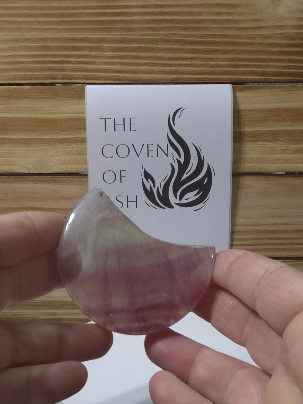 UV Reactive Fluorite Moon